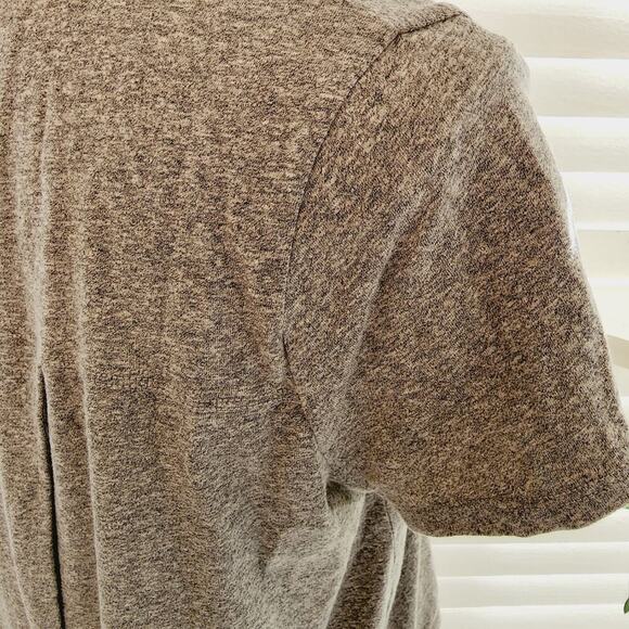 MADEWELL GRAY SLIT BACK GRAY SHORT SLEEVE TEE SIZE MED - Picture 4 of 7